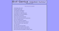 Desktop Screenshot of evilgenius.org.nz