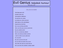Tablet Screenshot of evilgenius.org.nz